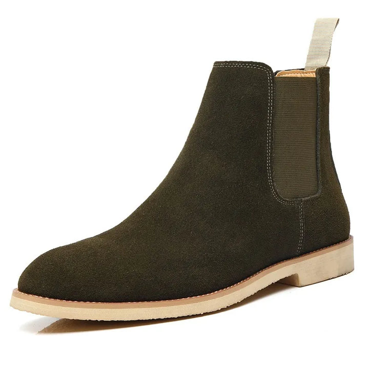 Gabriel | Enkelboots voor heren met elastiek en aantreklus