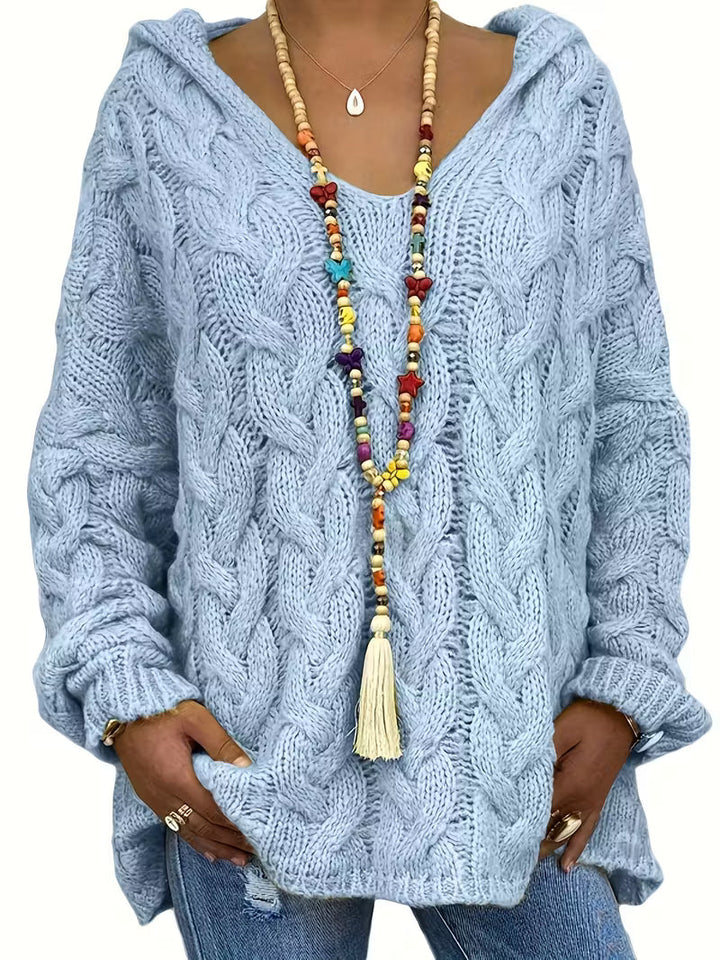 ISLA – CHUNKY BREI HOODED SWEATER