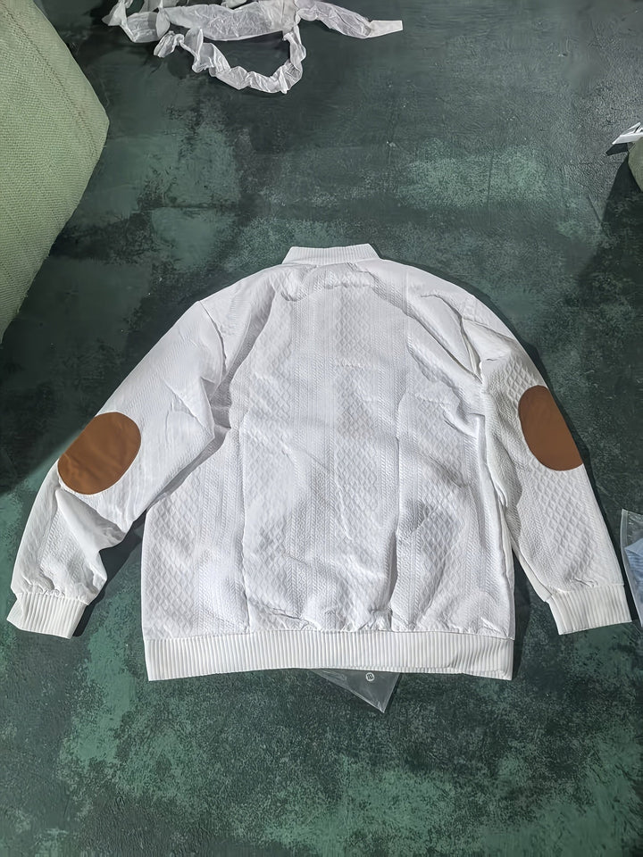Ronan | Staande Kraag Knop Henley Trui