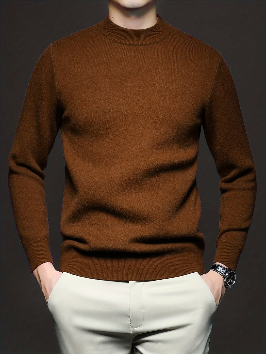 Russell | Verfijnde Mock-Neck Trui