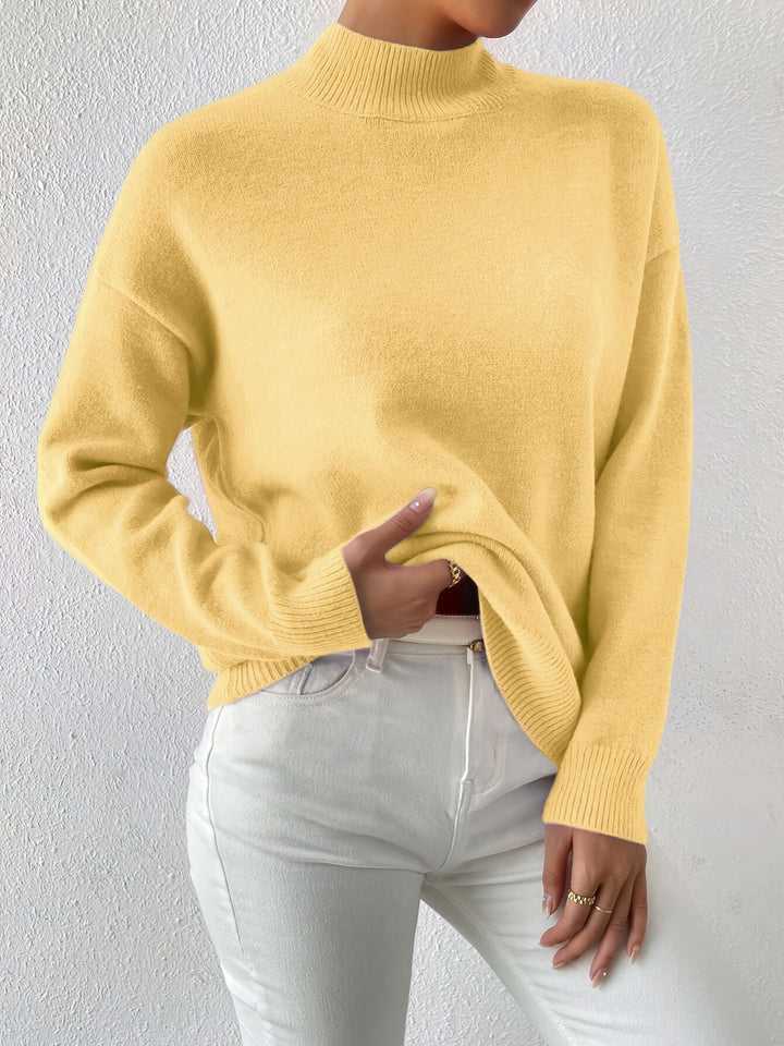 Lorelei | Verfijnde Mock Neck Trui
