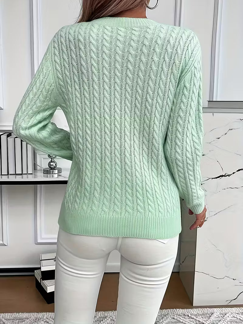 ADRIANA – KABELBREI COZY LANGERMIG TRUI