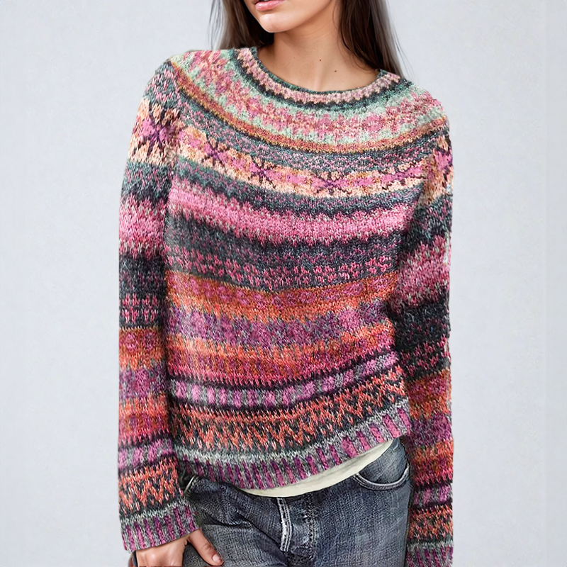 Ava - Klassieke Fair-Isle Trui