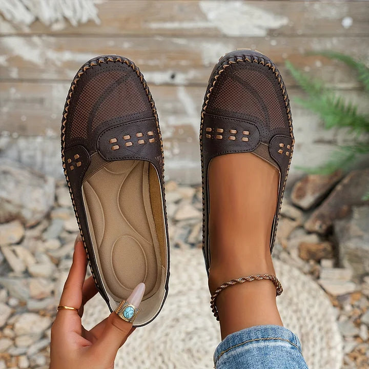 Samantha | Dames Stijlvolle Orthopedische Casual Instapschoenen