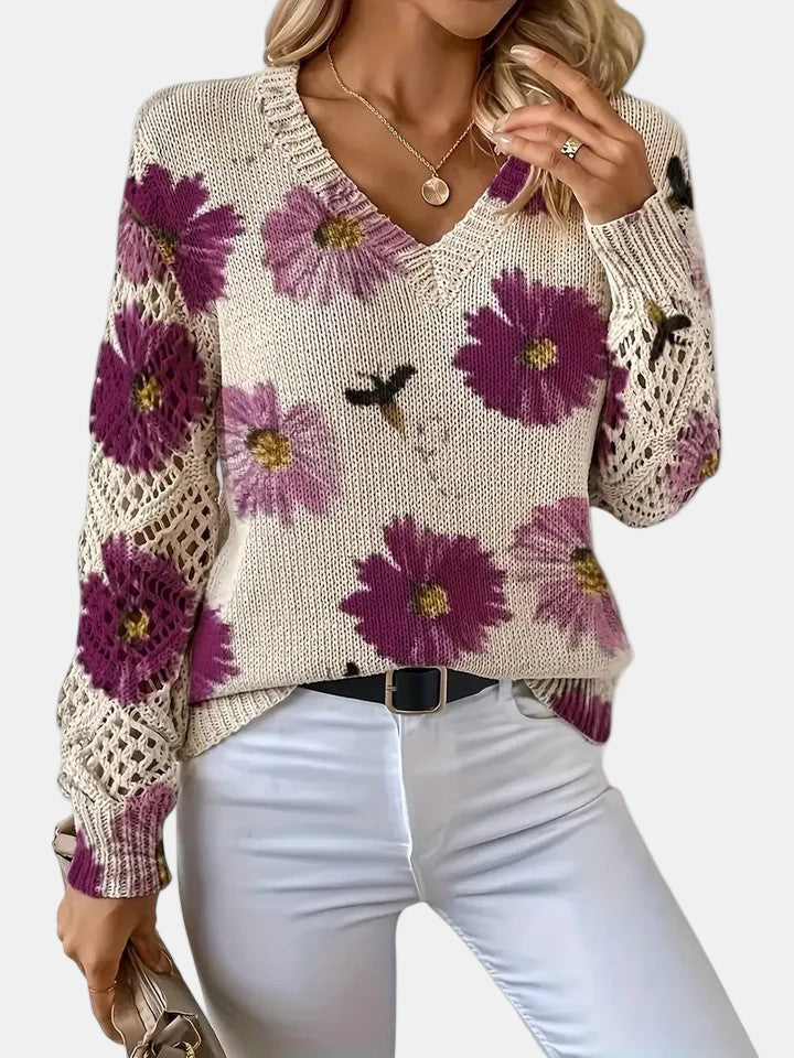 BRIANNA – BLOEIENDE CHIC BREISWEATER