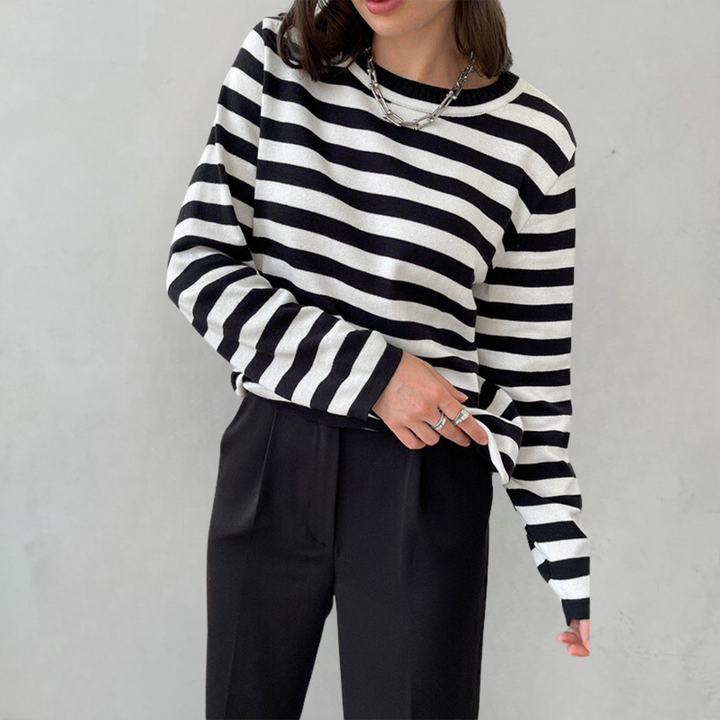 Elin – Gestreepte Sweatshirt Dames
