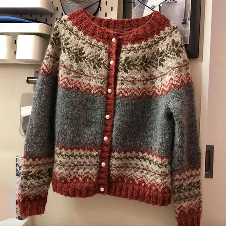 Atasha | Vintage IJslandse Cardigan