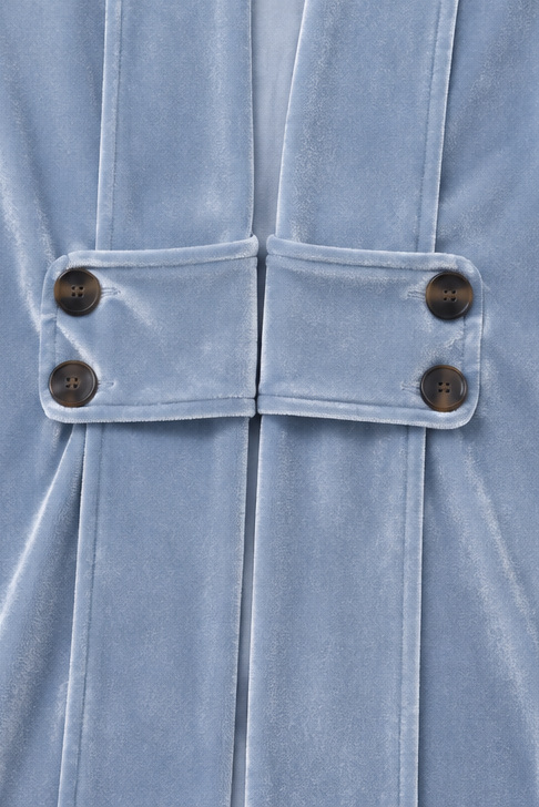 Velbourne – Dubbelzijdige Fluwelen-Look Cardigan