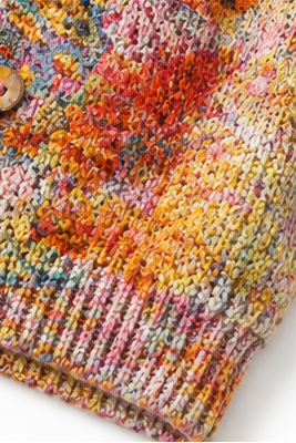Helena – Gebloemde Open-Voorkant Gebreide Cardigan
