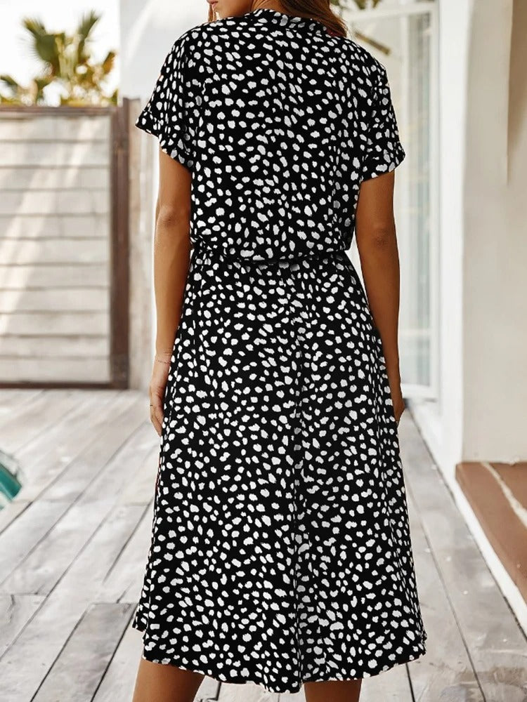 Luchtige Midi Zomerjurk - Elegant en Comfortabel