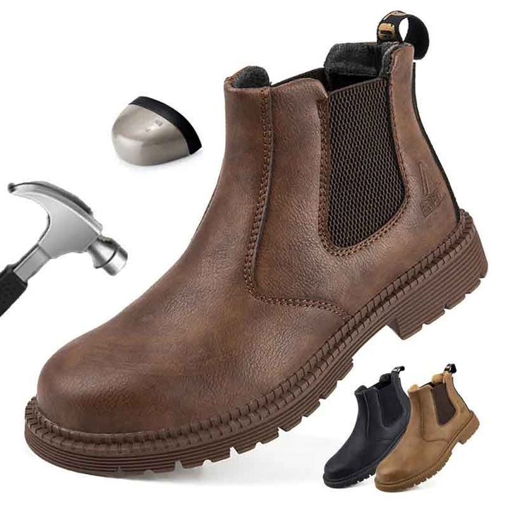 Stalen Neus Chelsea Boots voor Zware Omstandigheden