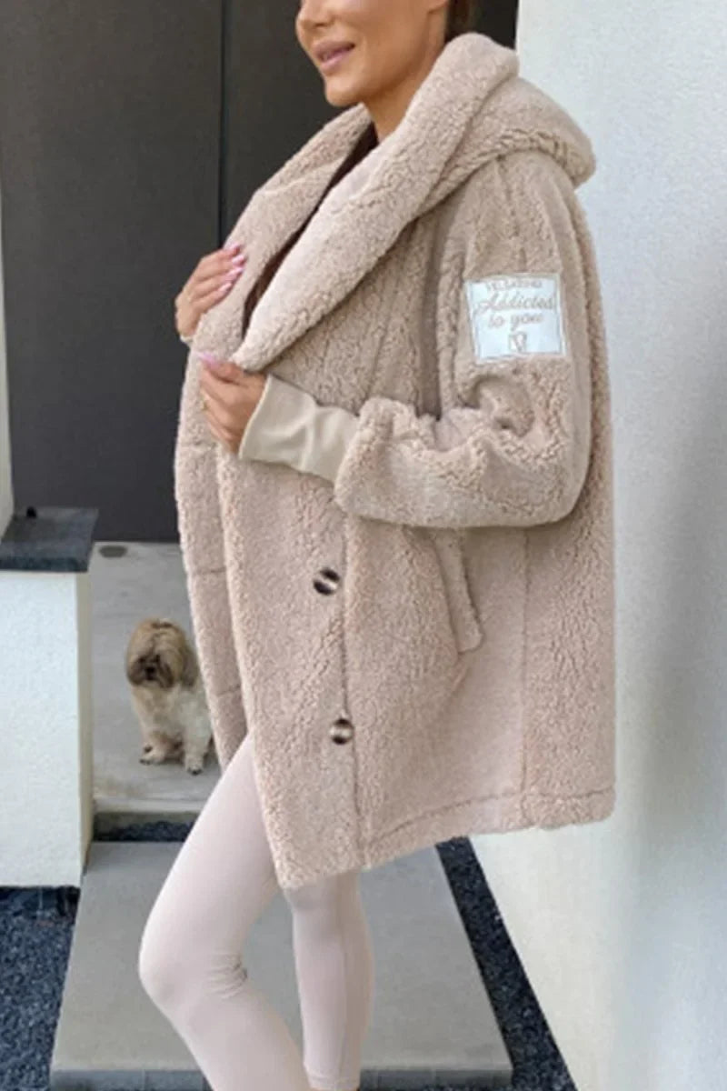 Sabrina - Dames Pluche Hoodiejack