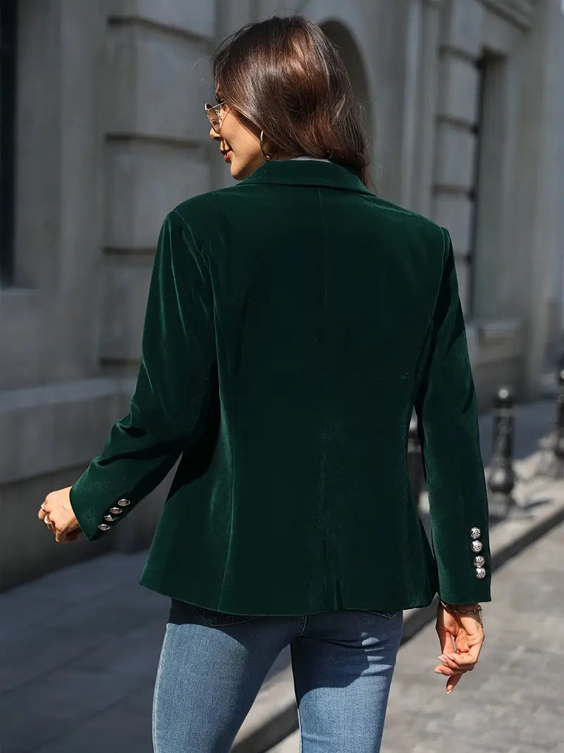 Savannah – Elegante Fluwelen Blazer