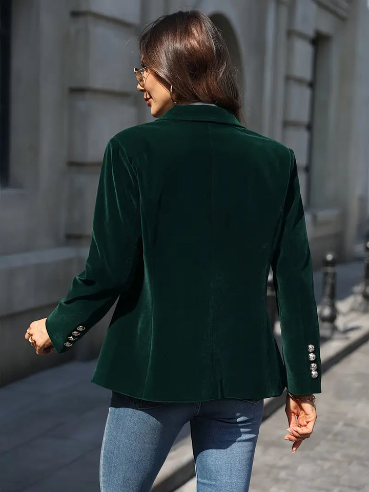 Savannah – Elegante Fluwelen Blazer