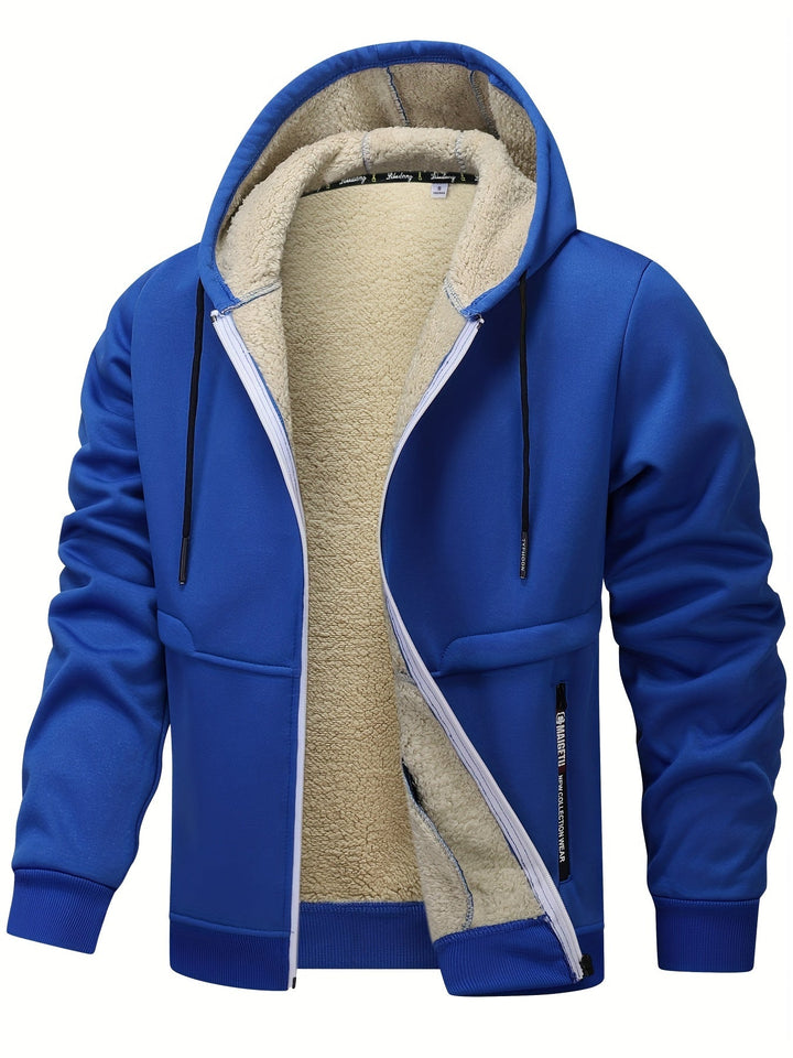 Russell | Gezellige Hooded Zip-Up Jast