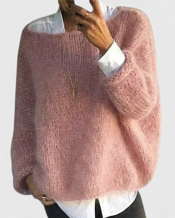 HERFST – VLOEIENDE BREI PULLOVER TRUI