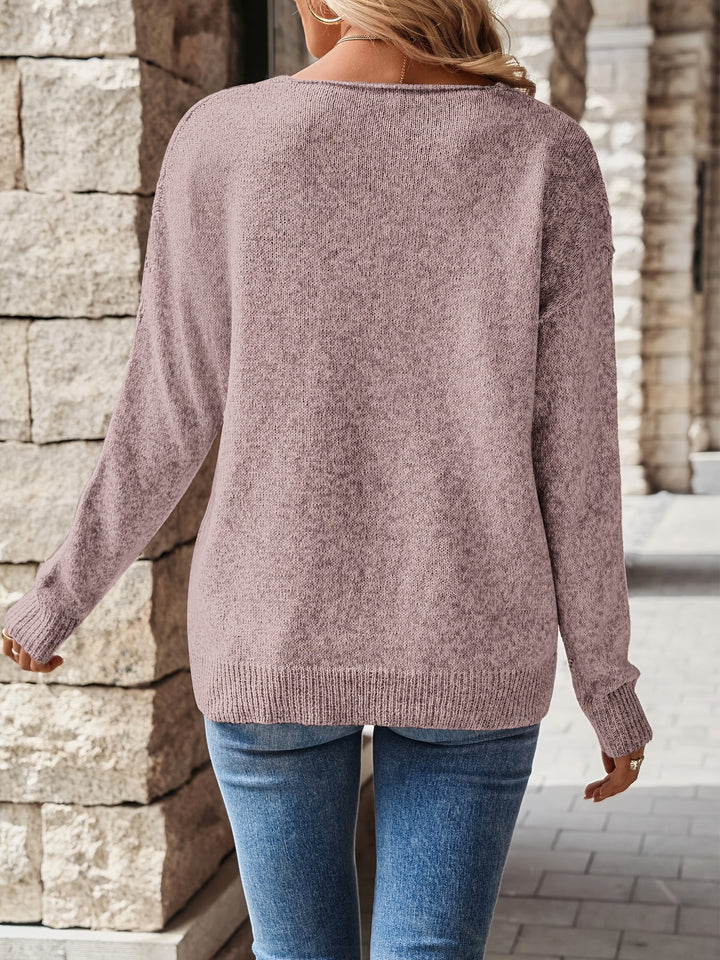 Elaine | Relaxed V-hals Trui