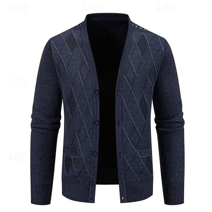 Weston | Verfijnde Argyle Cardigan