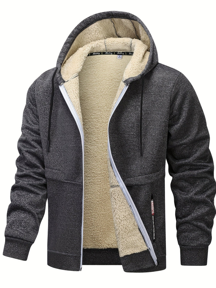 Russell | Gezellige Hooded Zip-Up Jast
