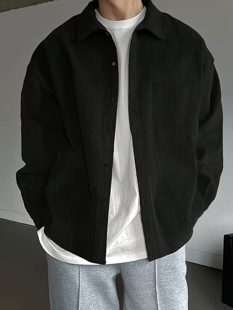 Jonas | Casual Lange Mouwen Corduroy Jas