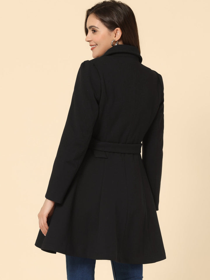Ela | Fit-and-Flare Dubbelzijdige Op maat gemaakte Trenchcoat