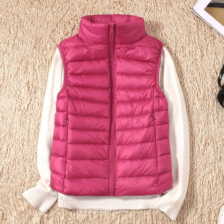 Elegante Mouwloze Warme Vest voor Koude Dagen