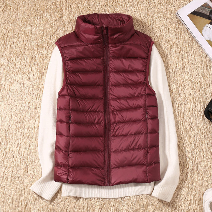 Elegante Mouwloze Warme Vest voor Koude Dagen