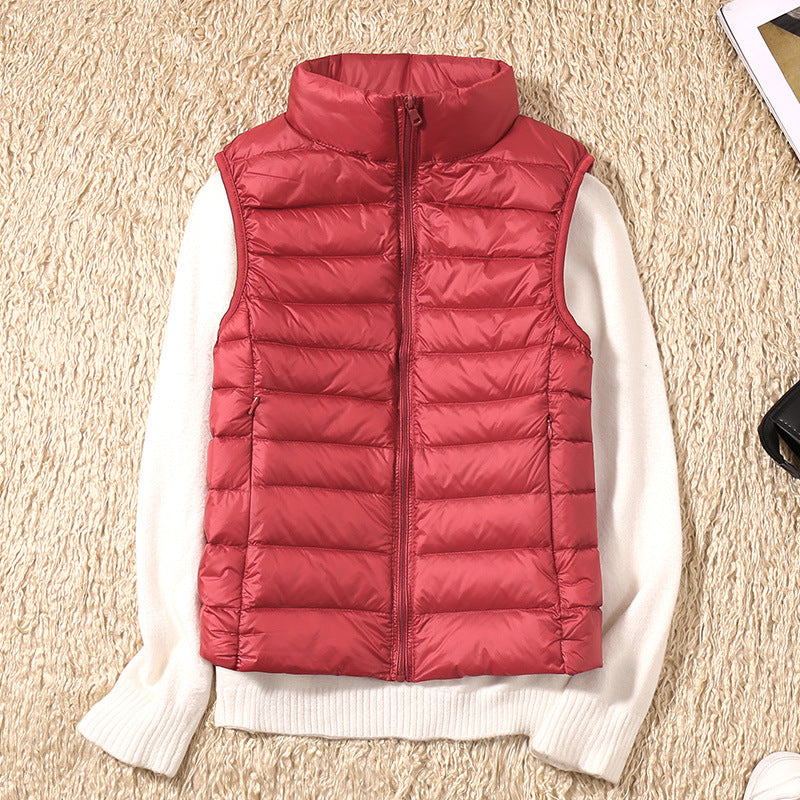 Elegante Mouwloze Warme Vest voor Koude Dagen