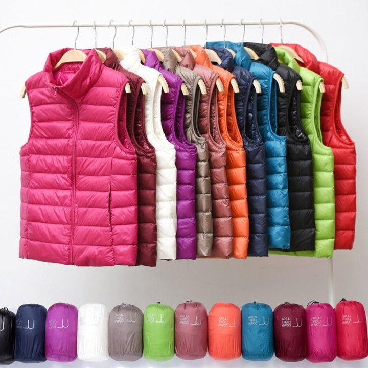 Elegante Mouwloze Warme Vest voor Koude Dagen