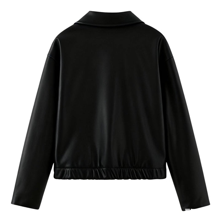 Elsa | Oversized Curated Editorial Leren Jas