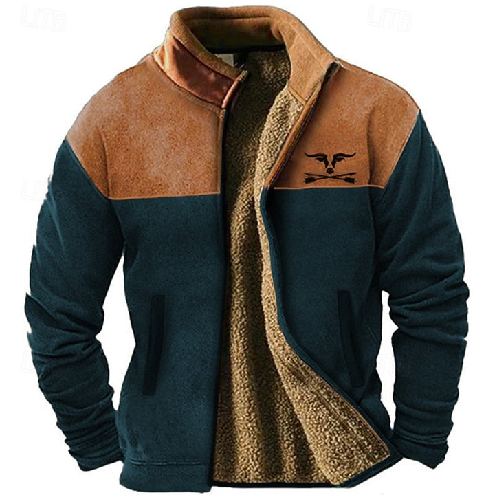 Weldon | Robuuste Twee-Tonige Fleece Jas