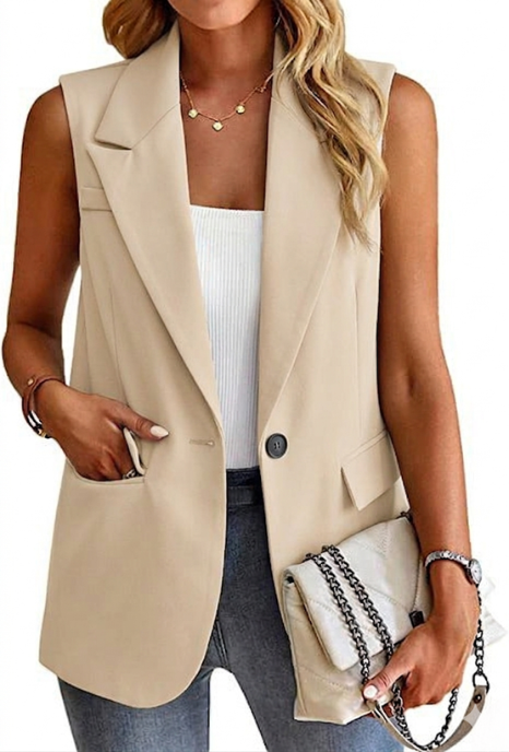 Esme | Dames Mouwloze Blazer Vest