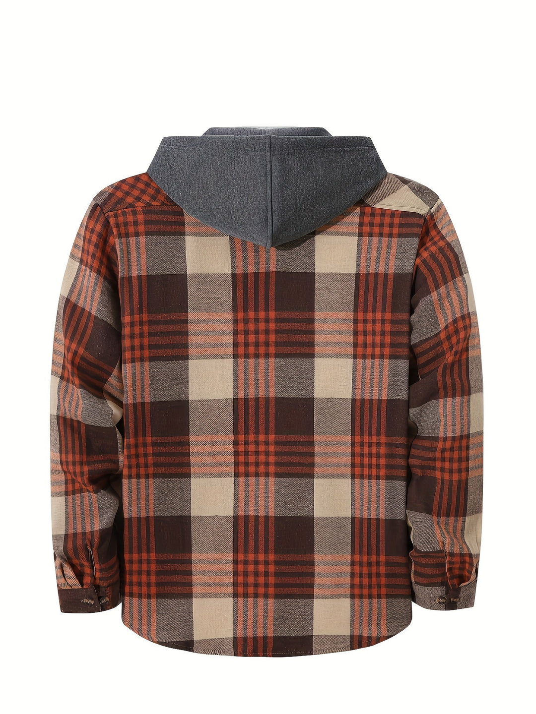 Braxton | Geruit Hooded Shirt
