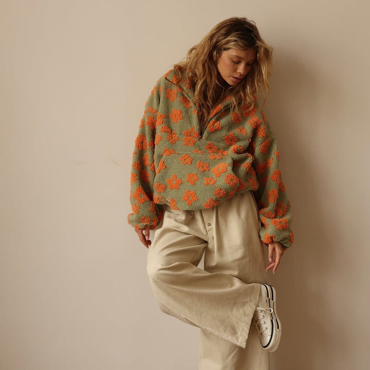Daisy | Fleece Warme Bloem
