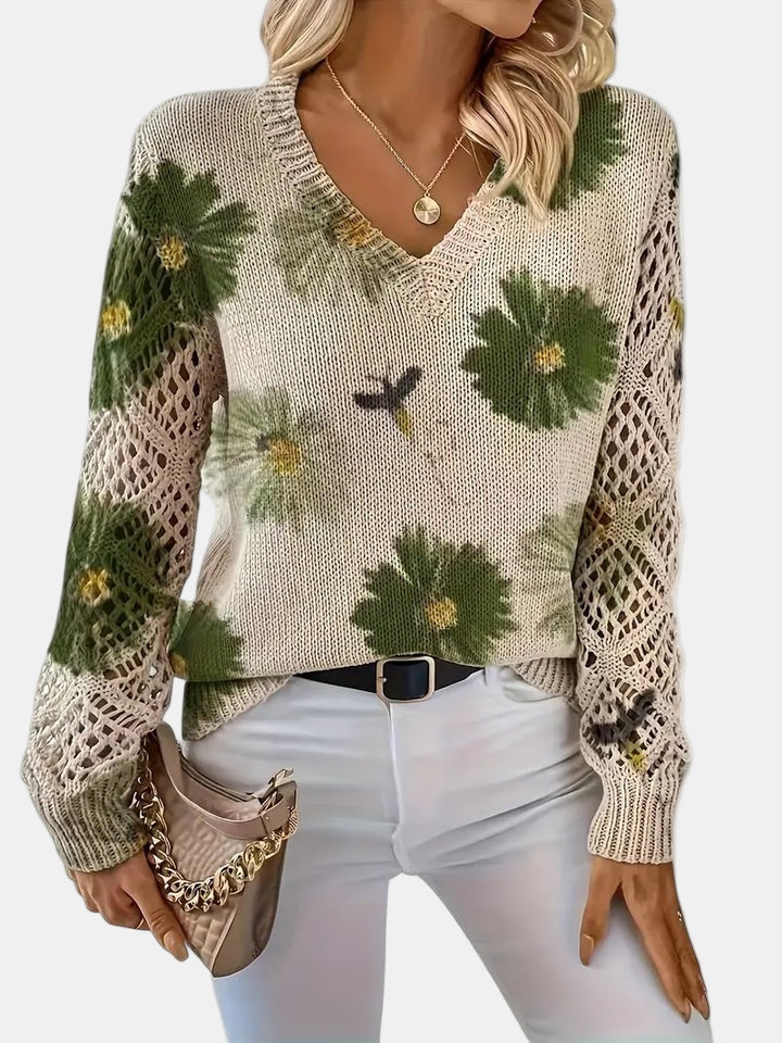 BRIANNA – BLOEIENDE CHIC BREISWEATER