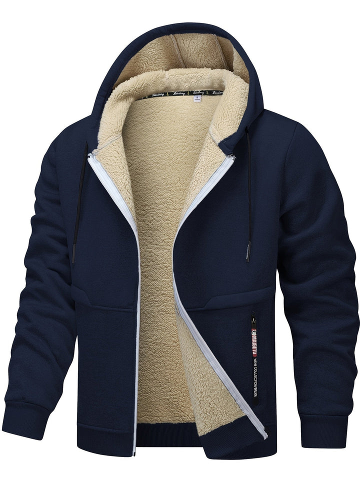 Russell | Gezellige Hooded Zip-Up Jast