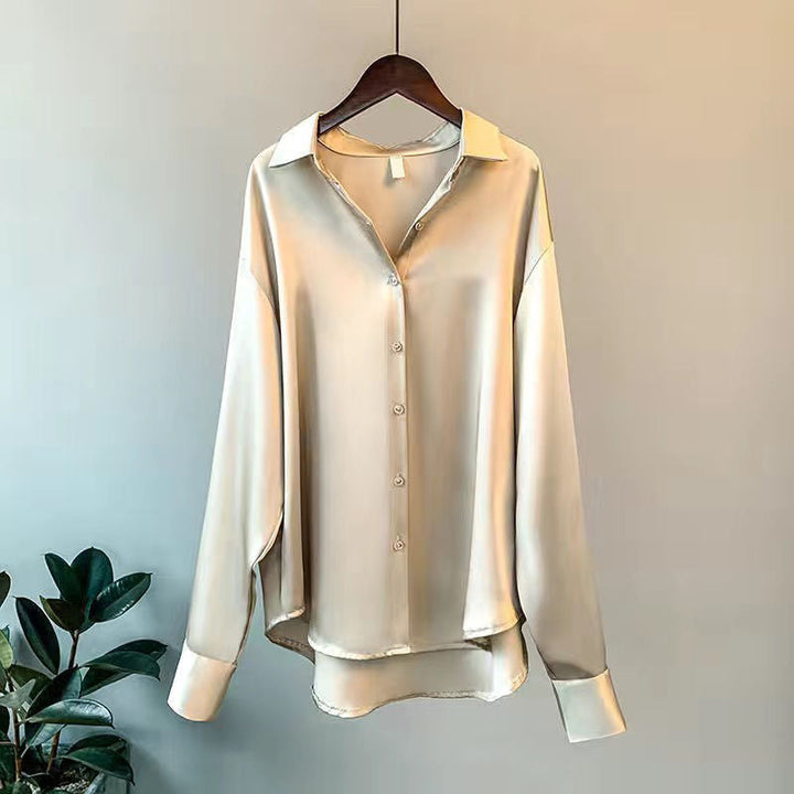 Elegante dames blouse met lange mouwen