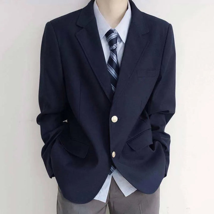 Dexter | Heren blazer met reverskraag en klepzakken