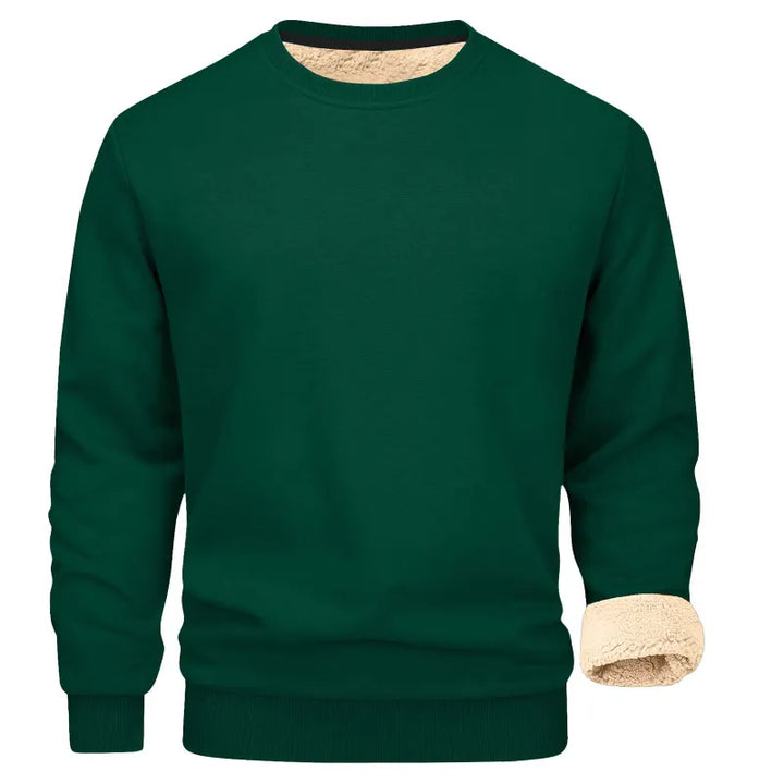 Comfortabele En Warme Heren Trui Met Fleece Voering - Jayden