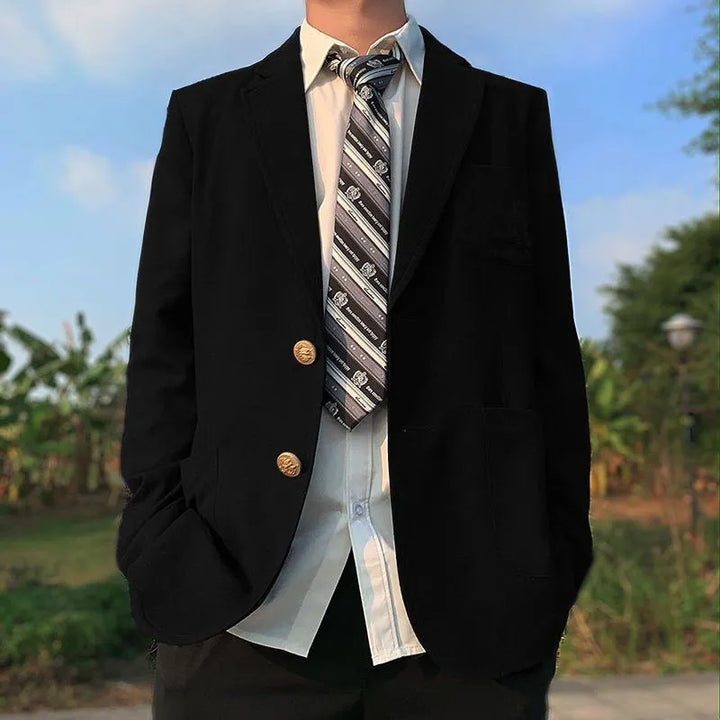 Dexter | Heren blazer met reverskraag en klepzakken