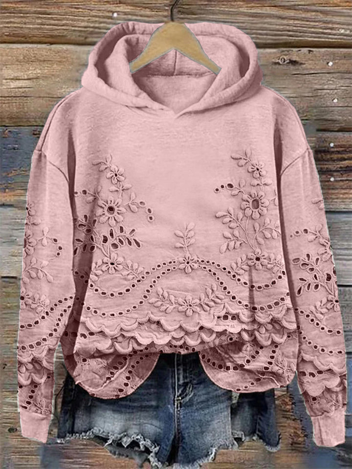 Ravella - Vintage Bedrukte Hoodie