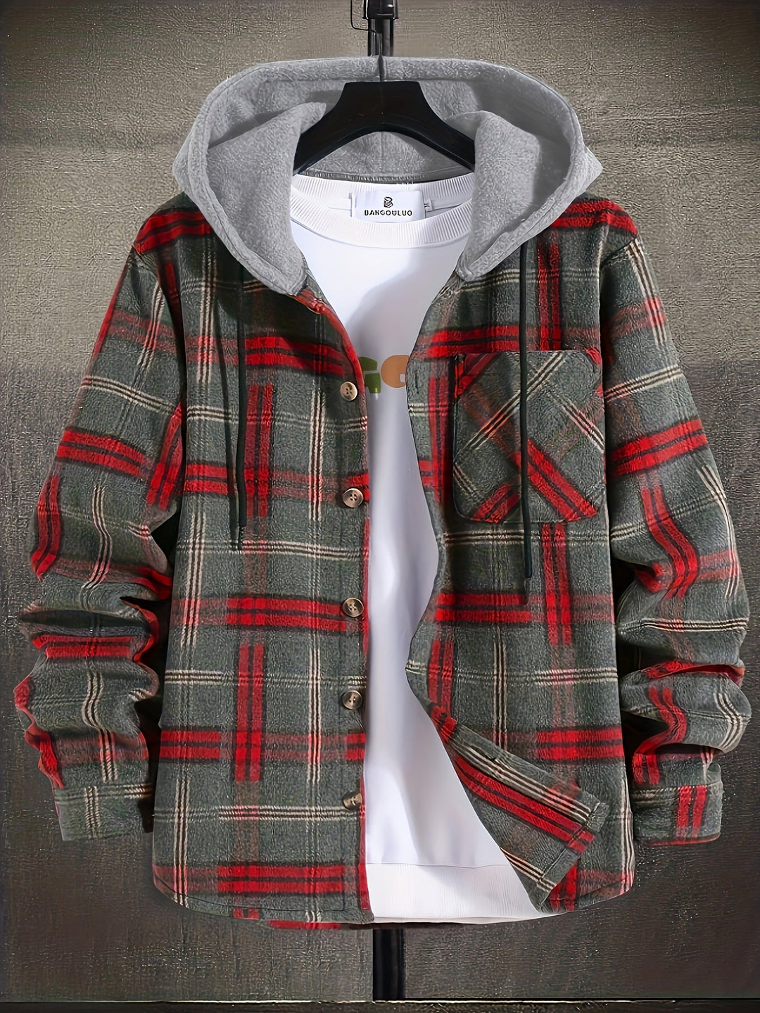Hollis | Kerst Ruitjes Hoodie Jast