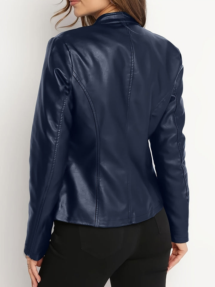 Vivian | Zip-Front Bikerjack