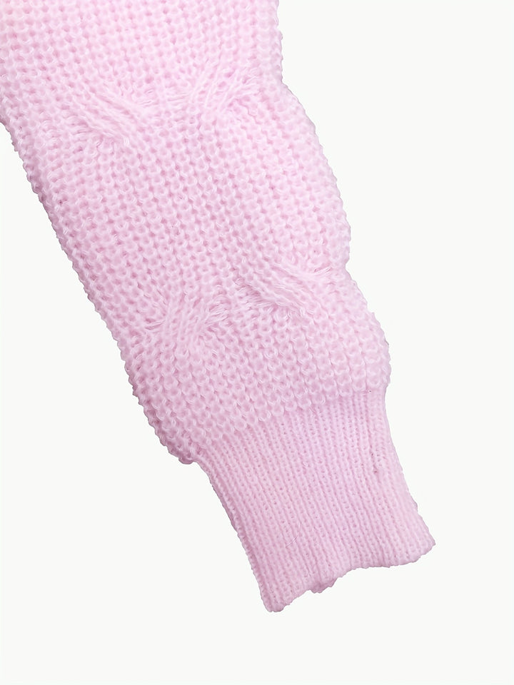 Juniper | Zachte Cardigan met Boogdetail en Lange Mouwen