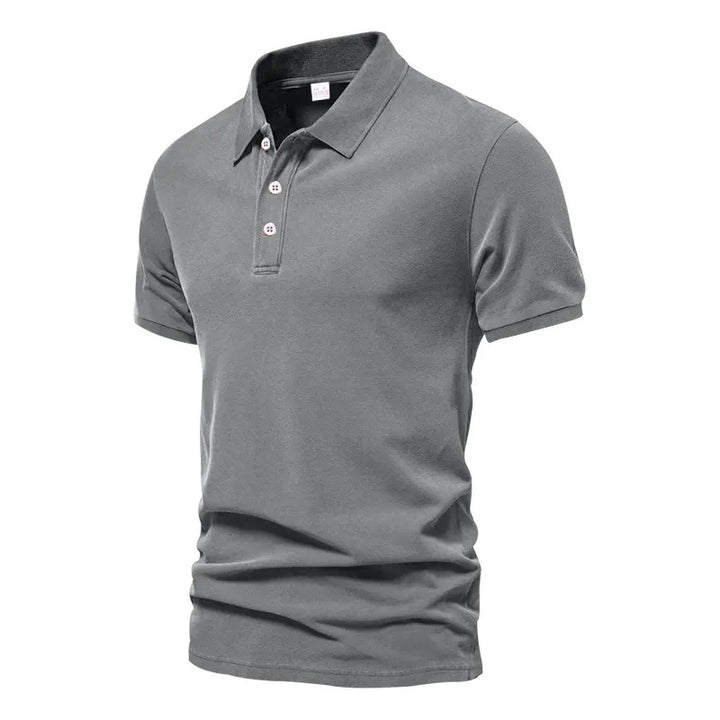 Laluna® | Herenpoloshirt met polokraag en knoopsluiting