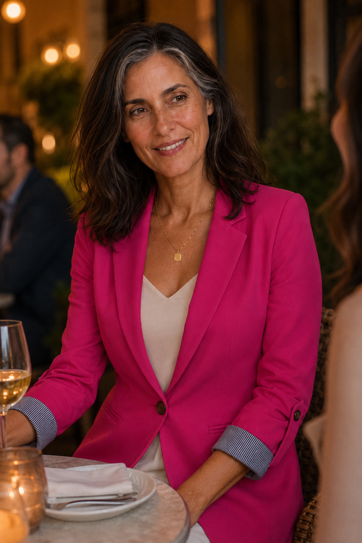 Structria – Zachte Knit Gelaagde Blazer Cardigan