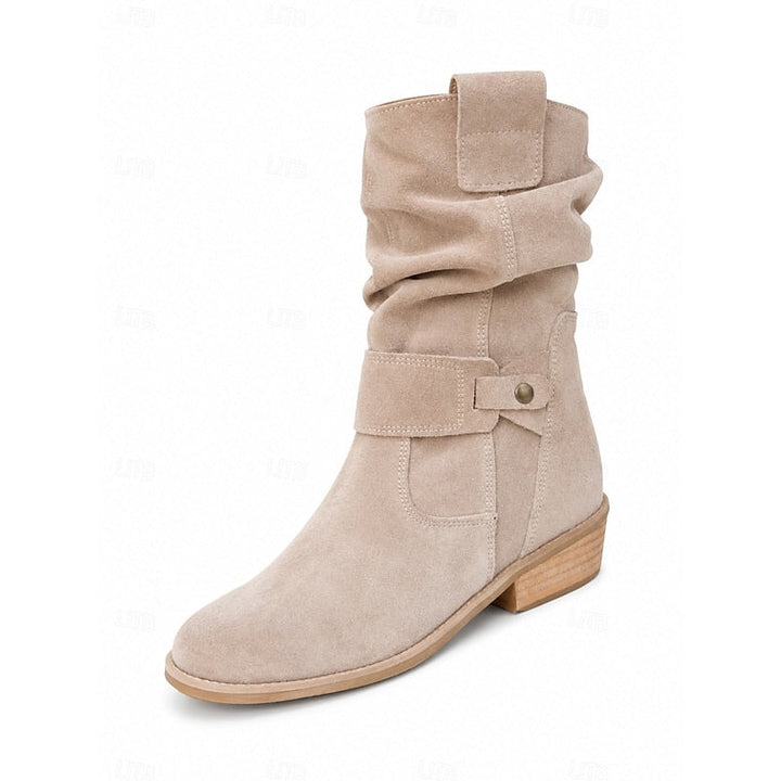 Tessa | Slouchy Buckle Enkellaarsjes