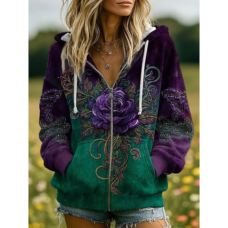 Wilg | Natuur-geïnspireerde Zip-Up Hoodie