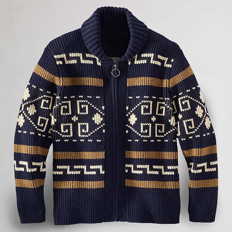 Sawyer | Patroon Zip Cardigan
