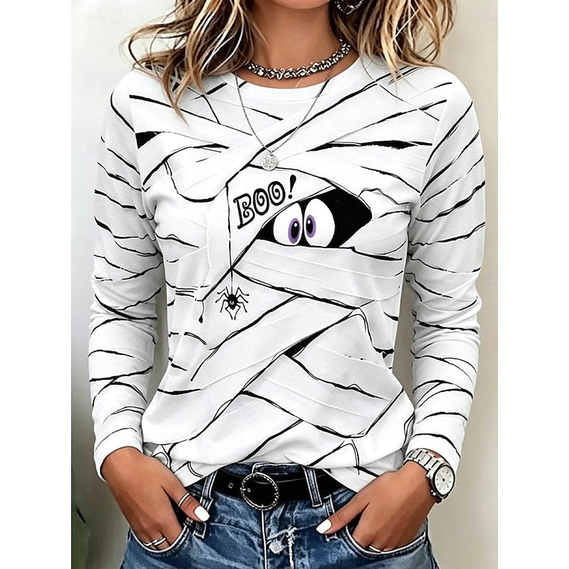 Wanda | Speelse Halloween Lange Mouwen Top